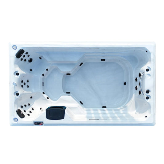 CANADIAN SPA St. Lawrence Swim Spa 4 m, 5 Pers., LED, Lautsprecher, Winterfest