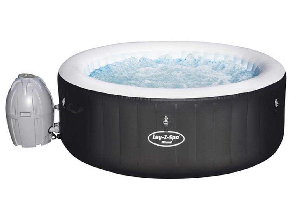 Bestway Lay-Z-Spa Miami Whirlpool 4 Pers., rund 180x66 cm, Aufblasbar