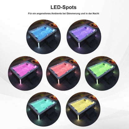 BRAST® Whirlpool aufblasbar MSpa | 4-8 Personen | viele Modelle rund und eckig