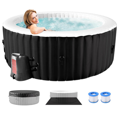 Obqer Hot Tub 4 Pers., 799 L, 120 Düsen, 2400 W, Aufblasbar, Winterfest