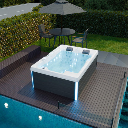 BRAST® Whirlpool aufblasbar MSpa | 4-8 Personen | viele Modelle rund und eckig